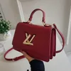 Zak 20% korting op designer Handtas klein vierkant met grote capaciteit fabriek goederen Nieuwe enkele schouder Crossbody draagbare modieuze dame lychee patroon damestas