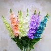 Dekorativa blommor 5st konstgjorda hyacintblomma Violet Fake Bouquet Wedding Home Decoration Simulation Plant Viewing