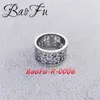 Nuovo Popolare Anello in argento sterling 925 Farfalla scintillante Anello largo Anello impilabile Zirconi cubici Regalo da donna Gioielli di lusso Offerta speciale