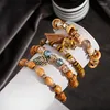 Länkarmband boho träpärlor armband tibetanska buddhistiska mala elefant charm rosary yoga för kvinnor droppar