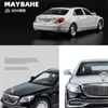 Diecast Model 1 32 Maybach S650 Luxy Car Alloy Car Model Diecasts Metal Toy Vehicles Car Model Simulation Sound and Light Collection Kids Gift 230509