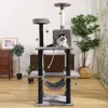 Wallpapers 9 Kinds Domestic Delivery Cat Tree House Tower Condo Cat Scratching Post for Indoor Kitten Jumping Toy with Ladder Playing Tree