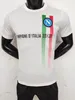 2023 2024 Napoli Player Version Soccer Jerseys KVARATSKHELIA Burlon MARADONA Maglietta da calciatore OSIMHEN INSIGNE 22 23 SSC Naples MAGLIA MERTENS shirt