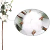 Decorative Flowers Leaves 1PCS Cotton 4 Home Heads Bouquet Stems Farmh For Artificial