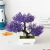 Dekorative Blumen, Simulationspflanze, künstlicher Topfbaum, Bonsai, gefälschte Grünpflanzen, Ornamente, Zuhause, El, Gartendekoration, Hochzeitsdekoration