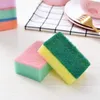 Sponges Scouring Pads 10Pcs Double-sided Cleaning Spongs Household Pad Kitchen Wipe Dishwashing Sponge Cloth Dish Towels Accessories Y23