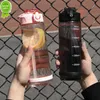 500/700 ML Portable grande capacité bouteille d'eau sport paille tasses étudiant en plastique tasses à eau résistant aux chutes étanche