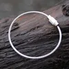 10 piezas de alta calidad anillo de alambre de metal llavero de acero inoxidable cuerda creativa llaves de carabinón colgante cable edc herramientas al aire libre para acampar caminata de alambre de alambre