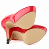 Wysokość zwiększające buty wysokie obcasy pompki 14 cm okrągły stilettos Talon Femme Sexy Ladies Buty czarne platforma Duża rozmiar 230508