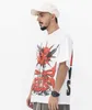 2023 Summer Mens T Shirt High Street Hip Hop Thirt T-Shirt Fashion Printed Shirt Sleeve Graphic Tee Shirt للرجال