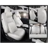 Автомобильные сиденья покрывает аксессуары ER для Tesla Model Y Высококачественный кожаный настраиваемый построение 5 Searter Cushion 360 градусов 3, только сделанные DH2NJ