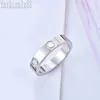 Kobiety Love Pierścienie Bague Homme Pierścień Weddna Pierścień Screw Luksusowy projektant Diamond Wed Obiecaj moda akcesoria Hiphop platowane złote kobiecie pierścionki ZB010 E23