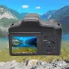 Kameror Portable Digital Travel Vlog Camera Pography 16x Zoom 1080p HD SLR Anti-Shake PO för LIV 539