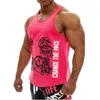 Mens Tank Tops män Bodybuilding Gym Träning Fitness Cotton Sleeveless Shirt Running kläder Stringer Singlet Male Summer Casual Vest 230509