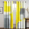 Curtain Purple Abstract Classic Design Art 2 Pieces Thin Shading Window Curtains For Living Room Bedroom Home Decor Hook