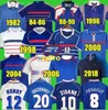 1982 1996 1998 2002 2010 Wereldbeker Retro voetbaljerseys Maillot de foot vintage zidane Henry 82 83 02 Uniformen voetbalhemd