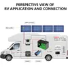 Sans taxe ! Batterie LiFePO4 12V, 100ah, Lithium fer Phosphate, BMS intégré pour système d'énergie solaire, camping-car et maison