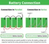 LiFePO4 Battery Pack 24V 100AH 50AH Lithium Iron Phosphate Rechargeable Battery Built-in BMS for EV RV Boats Motor Forklift