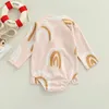 Zweiteiliger Baby-Badeanzug-Sommer-Kind-Baby-Badebekleidungs-nette Blumen-Druck-lange Hülsen-Rüsche-Badeanzug-Kind-Strand-Abnutzung