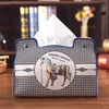 Qualität Nordic Creative Retro Domestic Paper Extraction Box Fashion High-End Entry Lux Car Tissue Box