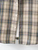Camicie casual da uomo Camicia con cappuccio da uomo scozzese vintage taglia europea