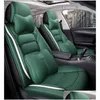 カーシートはセダンSUVのアクセサリーER耐久性の高い高品質のレザー5シートセットフロントとリアを含むクッション