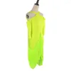 Stage Wear Fringe Latin Dance Dress for Women Latina Oefen Groene Sumba kleding Sexy kostuum Tap JL1886