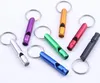 Aluminium Whistle Outdoor vandring camping Survival Whistle with Key Chain Dog Training Whistles SN775