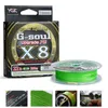 Линия косички YGK G-Soul X8 Обновление косичка Рыбалка Super Sourness 8 Strands Multifilament PE Line 150M 200M Япония 14 фунтов 16 фунтов 22 фунта 60 фунтов 230506