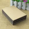 Kort 50st/Lot Brown Black Kraft Paper Blank Rectangle Paper Cardboard för handgjorda DIY -kort Stock Accept Anpassad och mönster