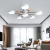 Chandeliers Romantic Flower Type Multi-shape LED Chandelier Lighting Home Decor Light Living Room Bedroom Indoor Lights Strong