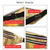 Storage Bags Holographic Fanny Packs Fashion Male Laser PU Zip Waist Beach Travel Women Belt Bag For Girls