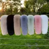 Scarves Faux Fur Collar Women Furry For Winter Coat Decor Fake Scarf Shawl Black Warm