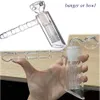 Glass Smoke pipe cigarette Glass water pipes bubbler Herb Tobacco smoke pipes Dab bong Smoking accessories