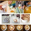 Coffee Art Needles Aixiangru latte pen acciaio inossidabile latte art pen coffee pull ago gancio fiore stick accessori caffè barista tools 1pcs Latte Pen P230509