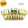 DAICY jewelry factory custom men's hip hop plain teeth grillz in body jewelry