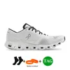 Designer Mens 0n X Cloud Running Designer Chaussures Blanc Noir Aloe Cendre Rouille Rouge Storm Blue Alliage Gris Orange Faible Hommes Femmes Baskets De Sport Fashi0n Outdoor Traof White Sho