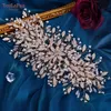 Wedding Hair Jewelry YouLaPan HP377 Ladies Crown Bridal Crowns for Brides Accessories Metal Crystal Band Tiara 230508