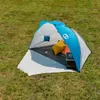 Cruz Bay Summer Sun Shelter and Beach Shade Tent Luifel, blauw en wit
