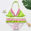 5-16Y Teenage Bikini Set Two Piece Girls' Children's Swimwear P230602