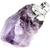 Pendanthalsband Natural Stone Quartz Crystal Necklace For Women Healing Stones S Shape Pärlor Amethysts Men Y23