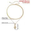 Pendant Necklaces Multilayer Gold Color Shiny Crystal Serpent Necklace Ladies Vintage Clavicle Chain Fashion Girl Jewelry