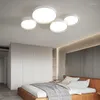 Plafondlampen moderne witte led verlichting glans voor levende eetkamer keuken decor lamp indoor slaapkamer armatuur