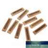 1pc Bamboo Wooden Incense Stick Sticker queimando Joss Insence Box Burner Catcher Catcher Random Factory Price Projeto Qualidade