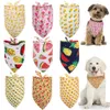 Accessories 50 PCS Dog Bandana Bulk Personailised 100% Cotton Spring Summer Dog Scarf for Dogs Pet Accessories Pets Free Shipping