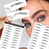 Eyebrow Enhancers 6D Tattoo Sticker Waterproof Templates Tools Cosmetics Professional Makeup Eye Brow Shaper s 230509