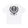 Designer Mode Vêtements Tshirt Tees Trapstar 2023 Été Nouvelle Ligne Hommes Lâche Os Lettre Impression À Manches Courtes American Street Coton Tshirt Tendance Luxe Casual Str