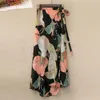 Women's Swimwear Long Maxi Summer Skirt Women Fashion Adjustable Split High Waist Sun Wrap A Line Female Beach Cover Ups Pareo