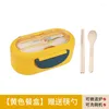 Ensembles de vaisselle Boîte à collation Bento divisée 2 compartiments Style bento Déjeuner pour enfants Pour dîner au travail École Pique-nique