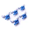 Kökskranar 1/2/5st Blue and White 1/4 "Quick Connect Water Purifier Control Switch Ball Ventil Accessories
